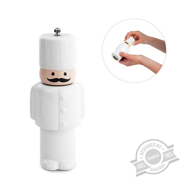Balvi 25525 macinapepe The Cook , cuoco in ceramica Balvi