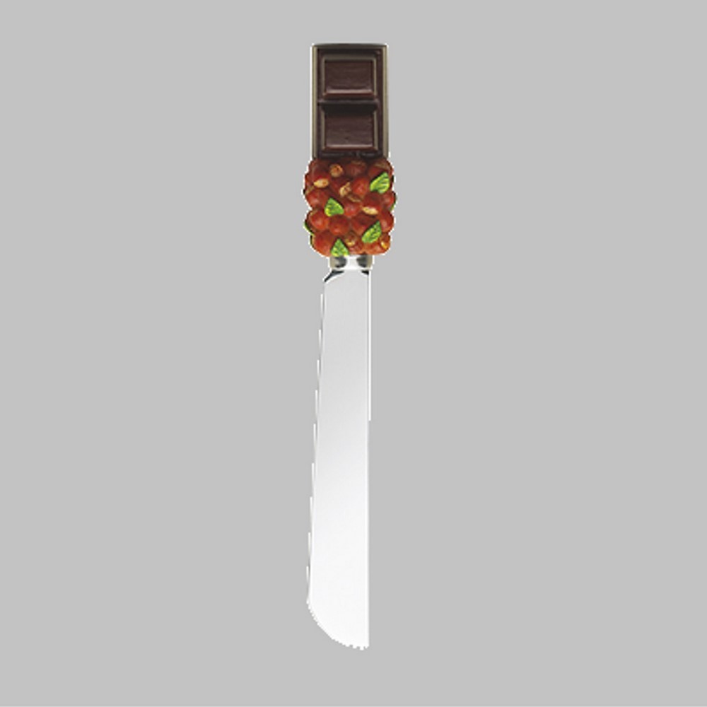 Coltello spalma crema inox e resina dipinta Excelsa