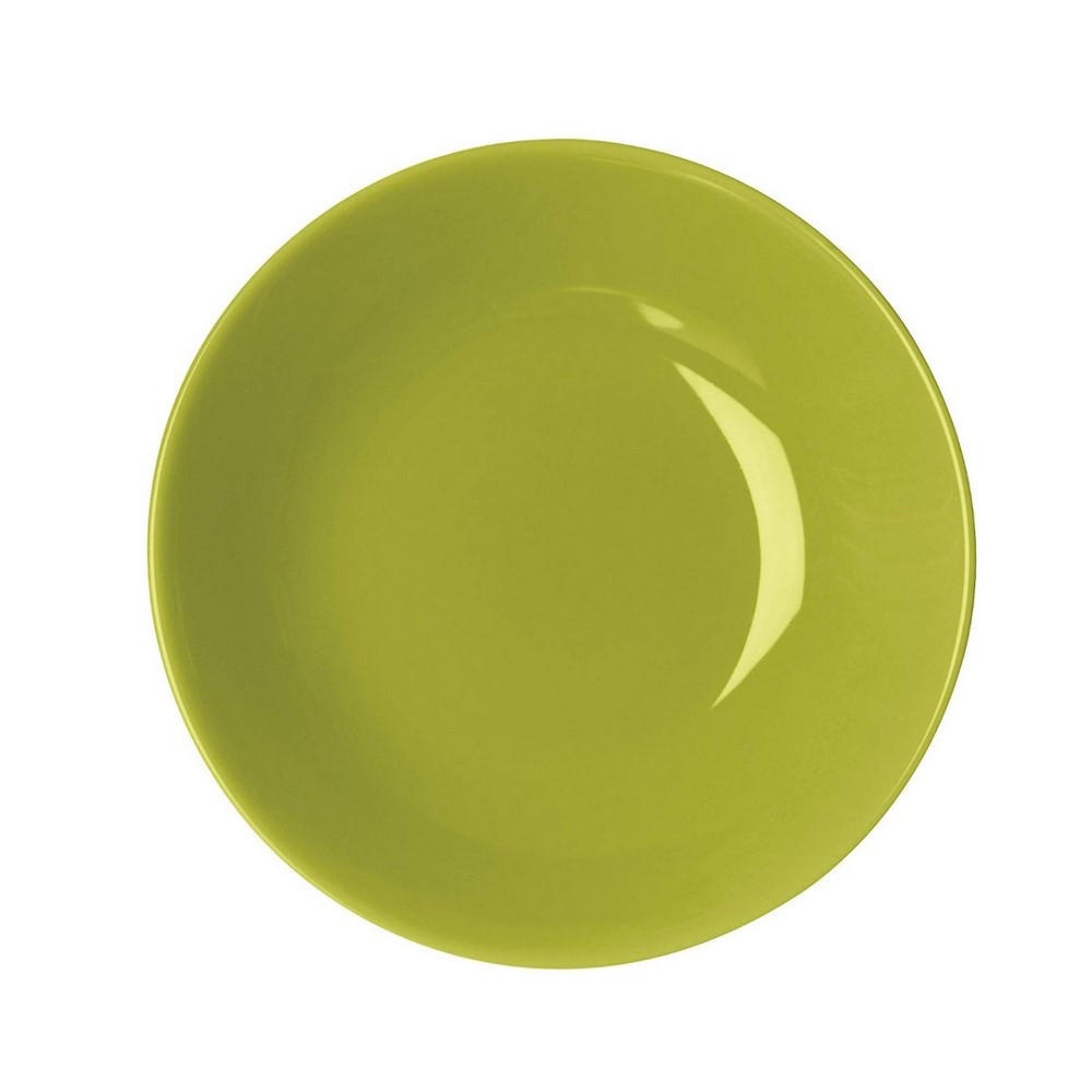 Piatto fondo,Trendy, Ceramica, Verde, 20x20x1 cm Excelsa