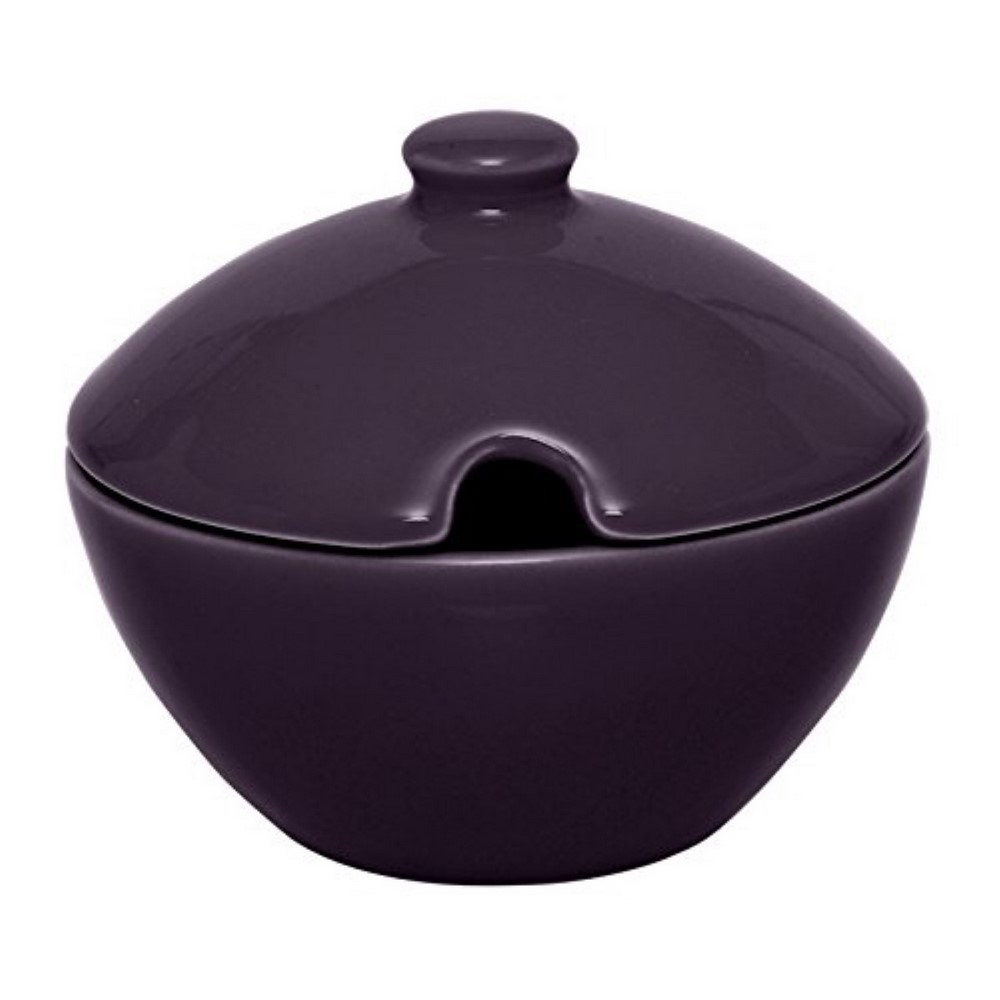 Zuccheriera formaggera in ceramica colore Bordeaux Excelsa