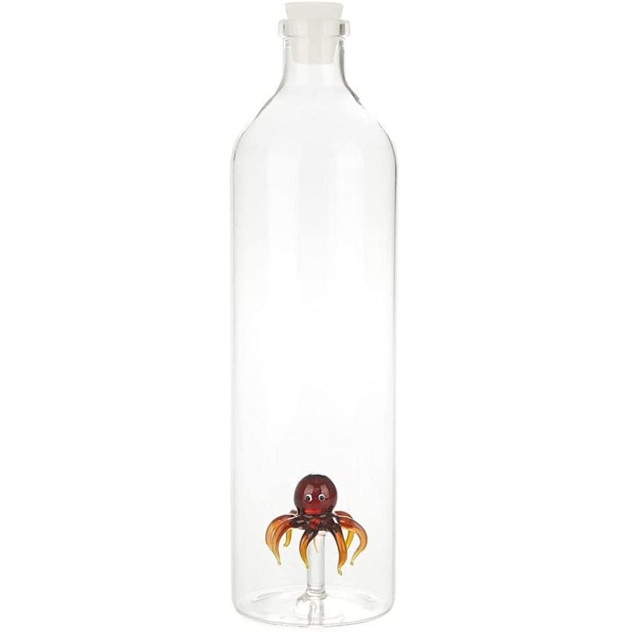 Balvi 26544 bottiglia acqua vetro borosilicato Polipo L. 1,2 Balvi
