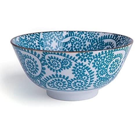 Bolo orientale in porcellana diametro 16 cm , rami blu Excelsa