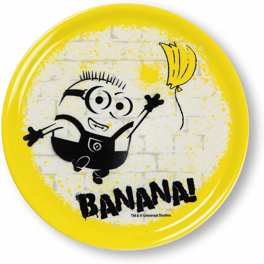 Piatto pizza porcellana Minions diametro 31 cm Excelsa Excelsa