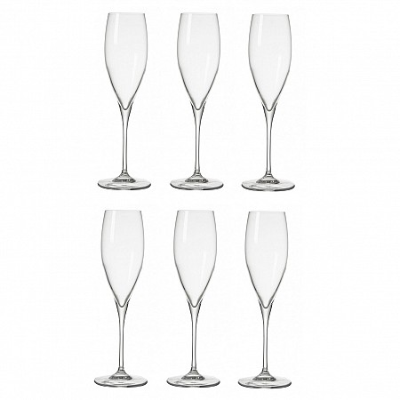 Brandani calice Flute oblio vetro set 6 bicchieri cod.54982 Brandani