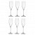 Acquista online Brandani calice Flute oblio vetro set 6 bicchieri cod.54982 Brandani