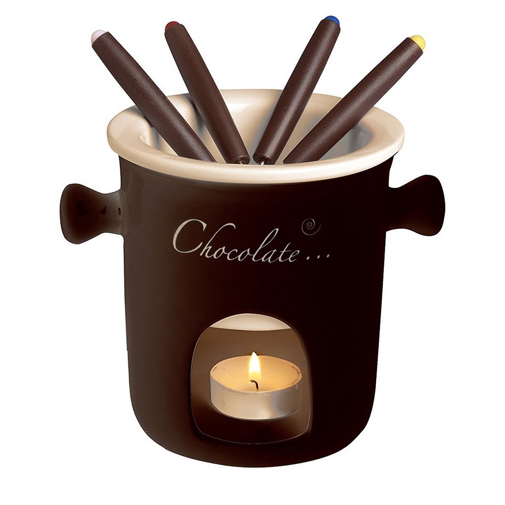 Set fonduta cioccolato 7 pezzi excelsa Excelsa Set fonduta cioccolato 7 pezzi excelsa Excelsa