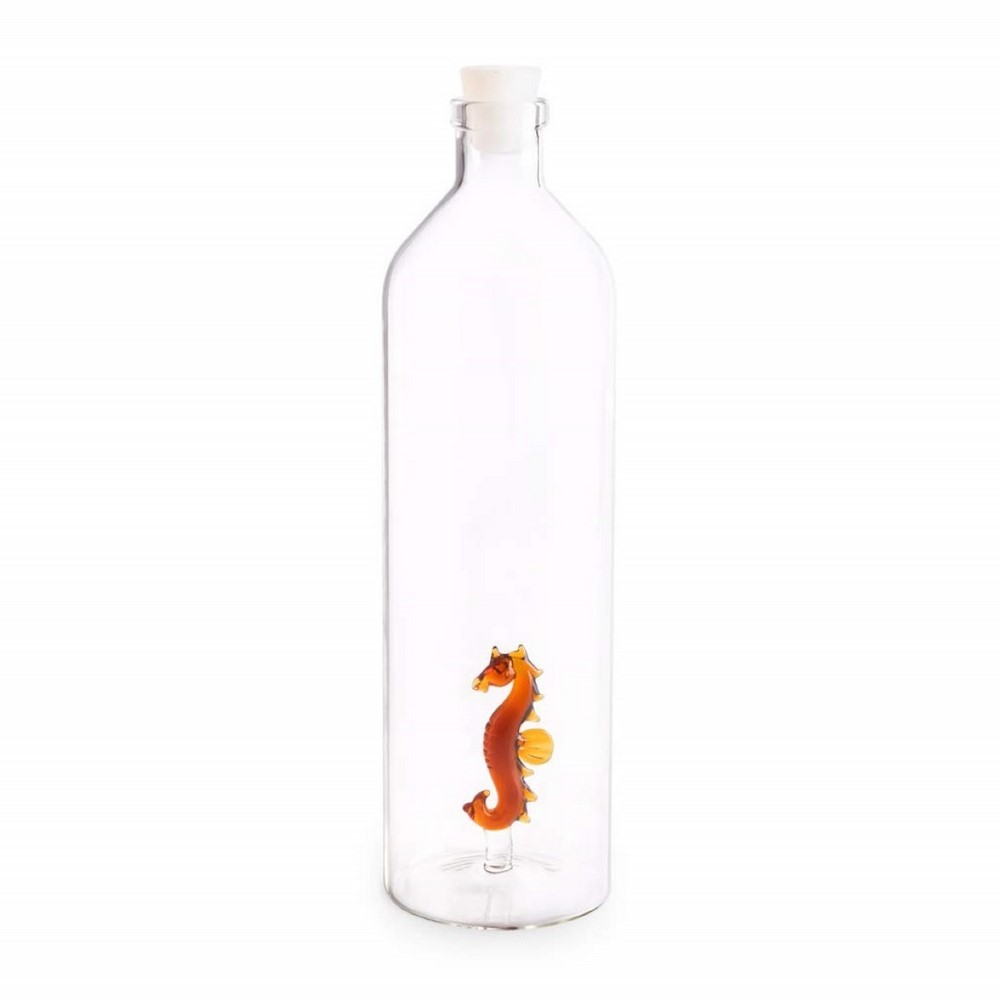 Bottiglia acqua vetro borosilicato Cavalluccio Marino L. 1,2 Balvi Bottiglia acqua vetro borosilicato Cavalluccio Marino L. 1,2 Balvi