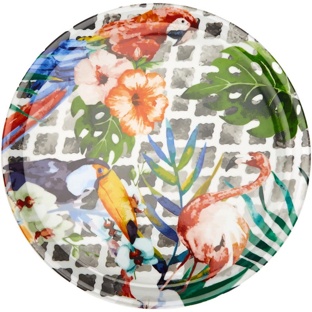 Tropical piatto pizza ceramica multicolore diametro 31 cm Excelsa Tropical piatto pizza ceramica multicolore diametro 31 cm Excelsa