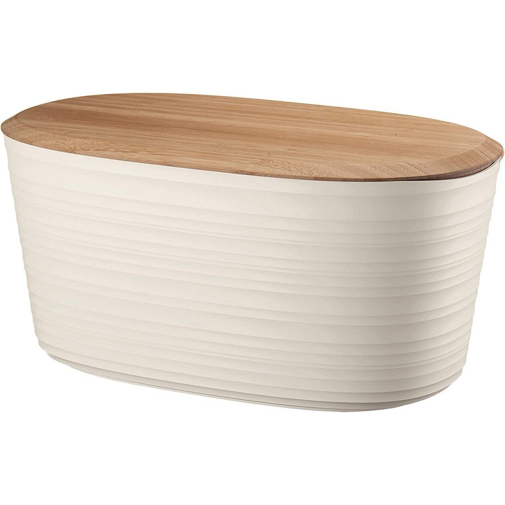 Guzzini Tierra Cassetta pane con tagliere in bamboo bianco latte Guzzini Guzzini Tierra Cassetta pane con tagliere in bamboo bianco latte Guzzini