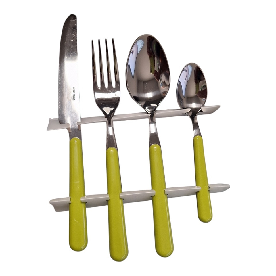 Excelsa Set 24 posate inox Tavola Jolly verde cod.35417 - Made in Italy Excelsa Excelsa Set 24 posate inox Tavola Jolly verde cod.35417 - Made in Italy Excelsa
