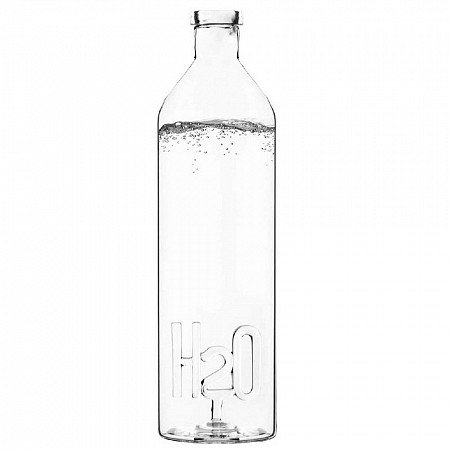 Balvi 24620 bottiglia acqua vetro borosilicato H2o L. 1,2 Balvi