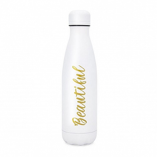 MIAMI thermal bottle 0,5L white Beautiful